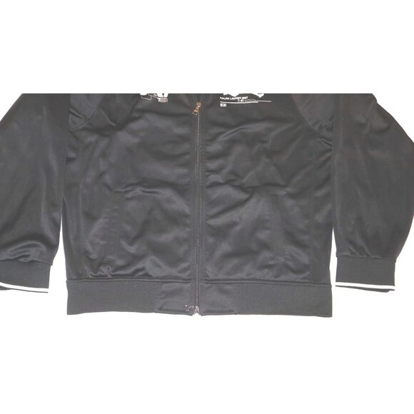 Polo Ralph Lauren Mens Black Track Jacket L Size Polyester Old Money Athletic - Picture 3 of 9